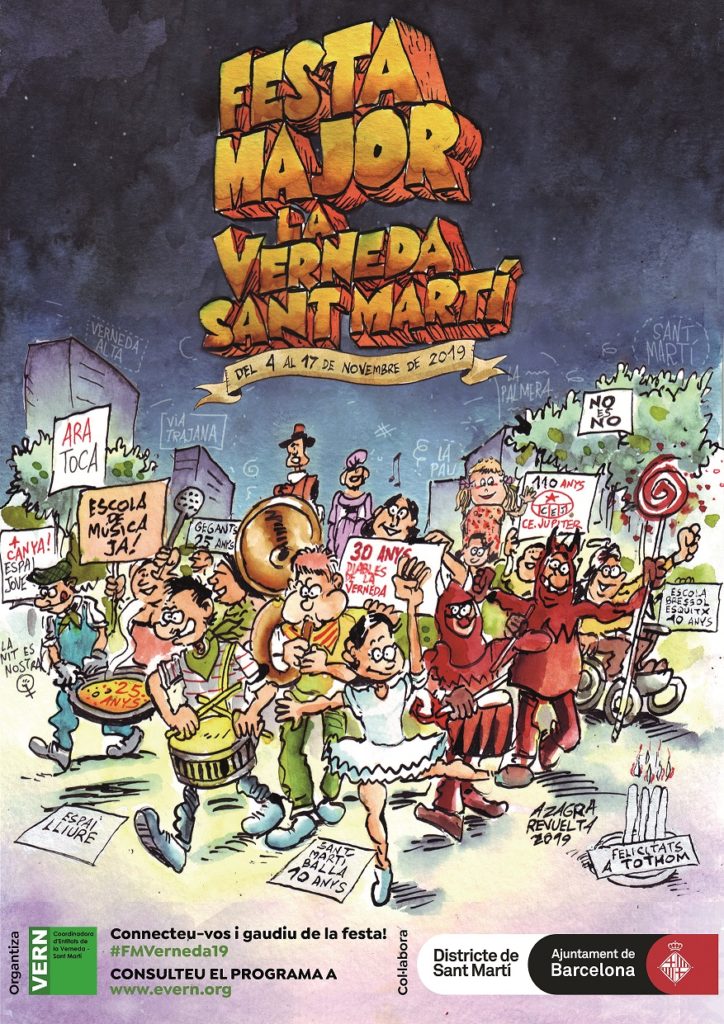 Cartell de la Festa Major 2019 de la Verneda