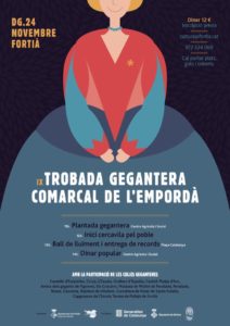 Cartell Trobada gegantera comarcal de l'Empordà