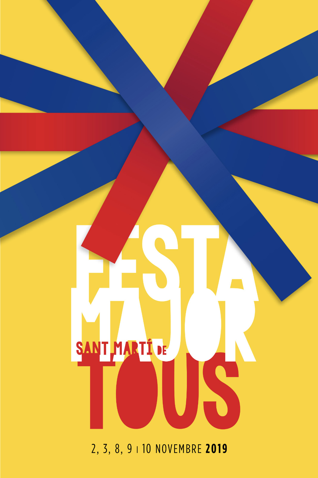 Cartell de la Festa Major de Sant Martí de Tous