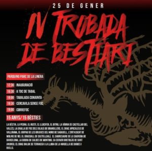 Cartell IV Trobada de Bestiari de Parets del Vallès