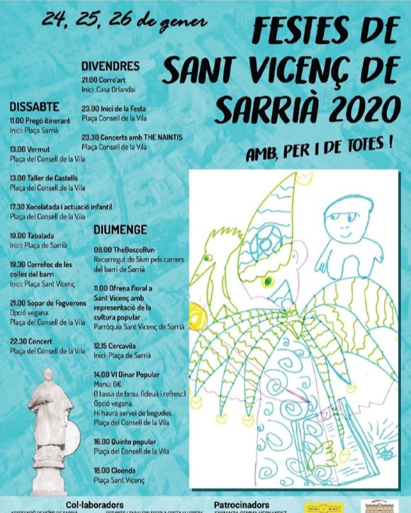 Cartell Festes Sant Vicenç