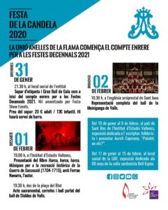 Programa de la Festa de la Candela de Valls