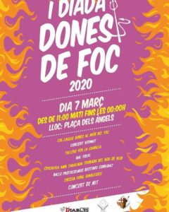 Cartell Diada Dones de Foc