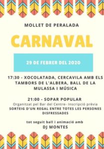 Cartell Carnaval Mollet de Peralada