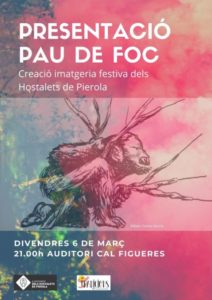 Cartell presentació Pau de Foc
