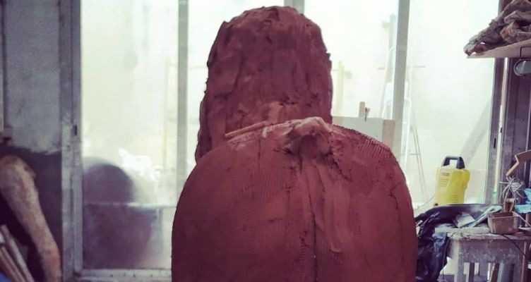 Escultura de fang del Lleó de Sabadell