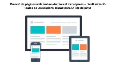 Creació pàgines web