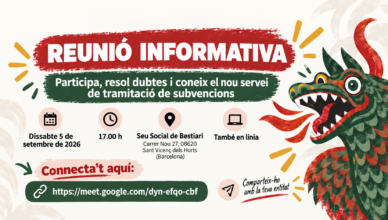 Reunió informativa subvencions CLT027
