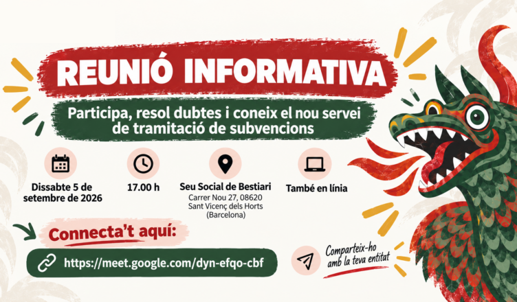 Reunió informativa subvencions CLT027